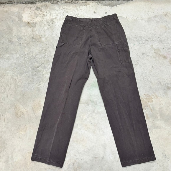 Cabelas Casuals‎ Mens Work Pants Carpenter Brown Cotton Size W36 L32 - Picture 9 of 10